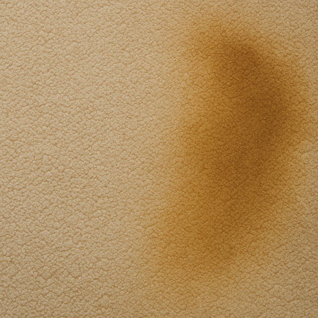 carpet that has a stain