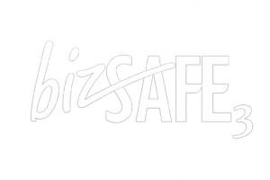 BizSafe Level 3 All White Logo