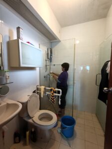 Bathroom cleaning