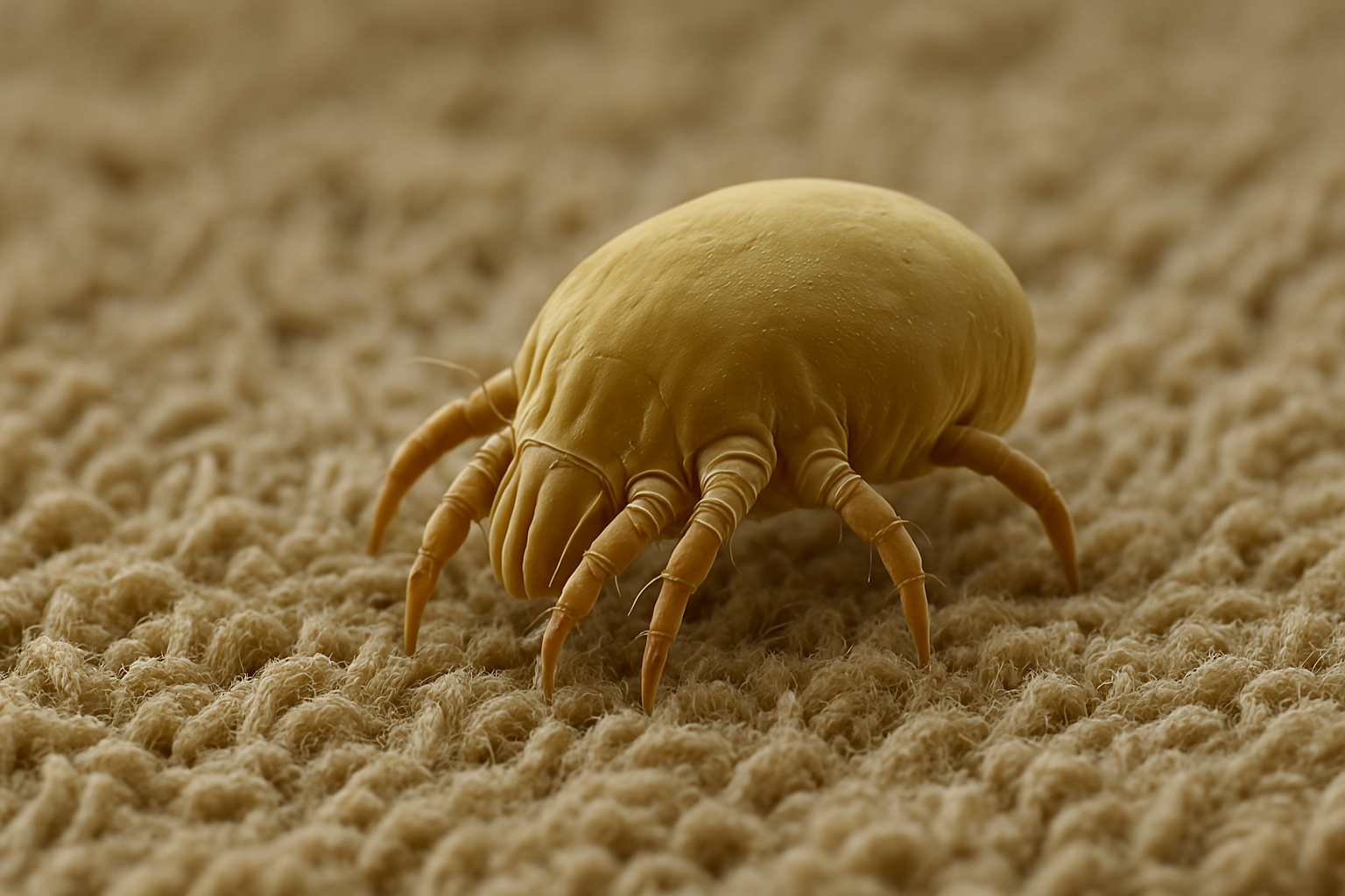 dust mite microscopic image