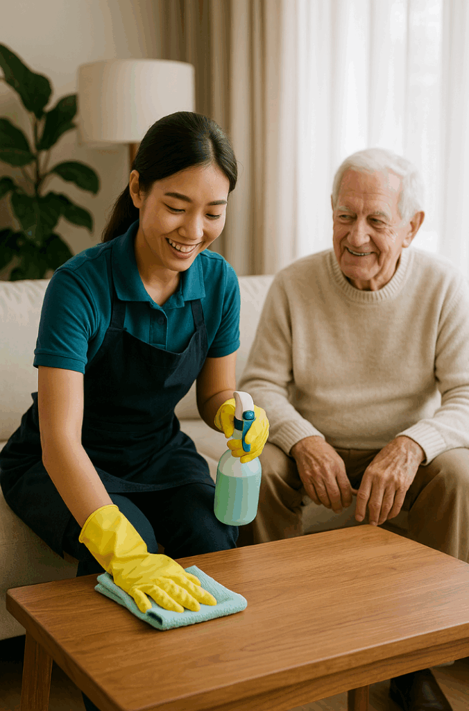Elderly Safe Cleaning and Sanitisation
