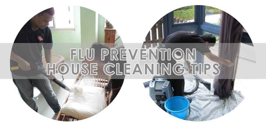 FLU PREVENTION HOUSE CLEANING TIPS