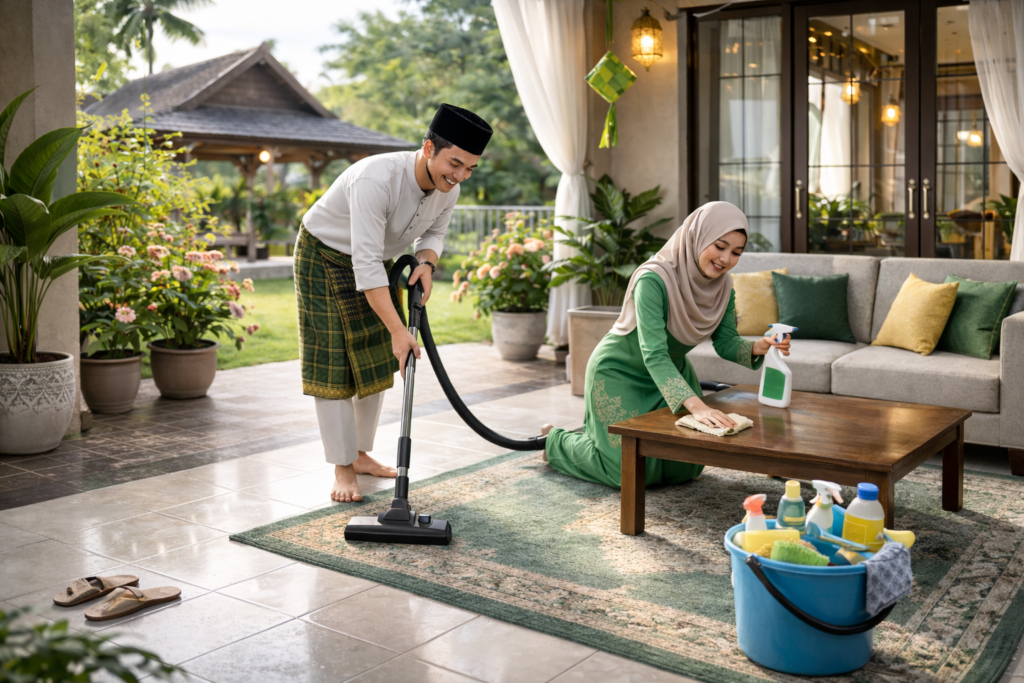 Hari Raya Spring Cleaning the Living Area