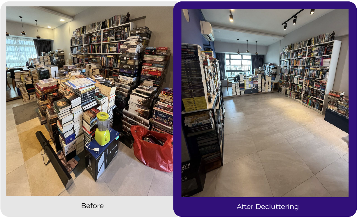 Decluttering-Before-After