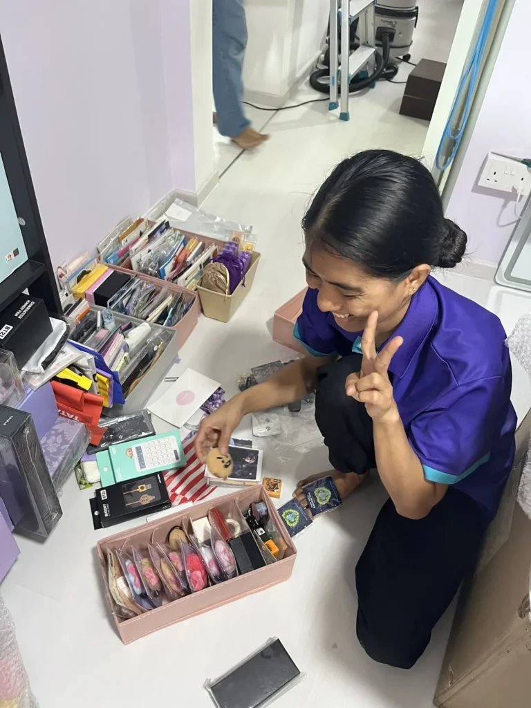 total cleanz decluttering ang mo kio sorting beauty products 2 1