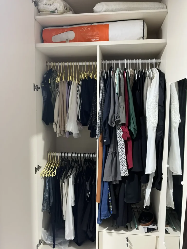 total cleanz decluttering ang mo kio wardrobe organised 1