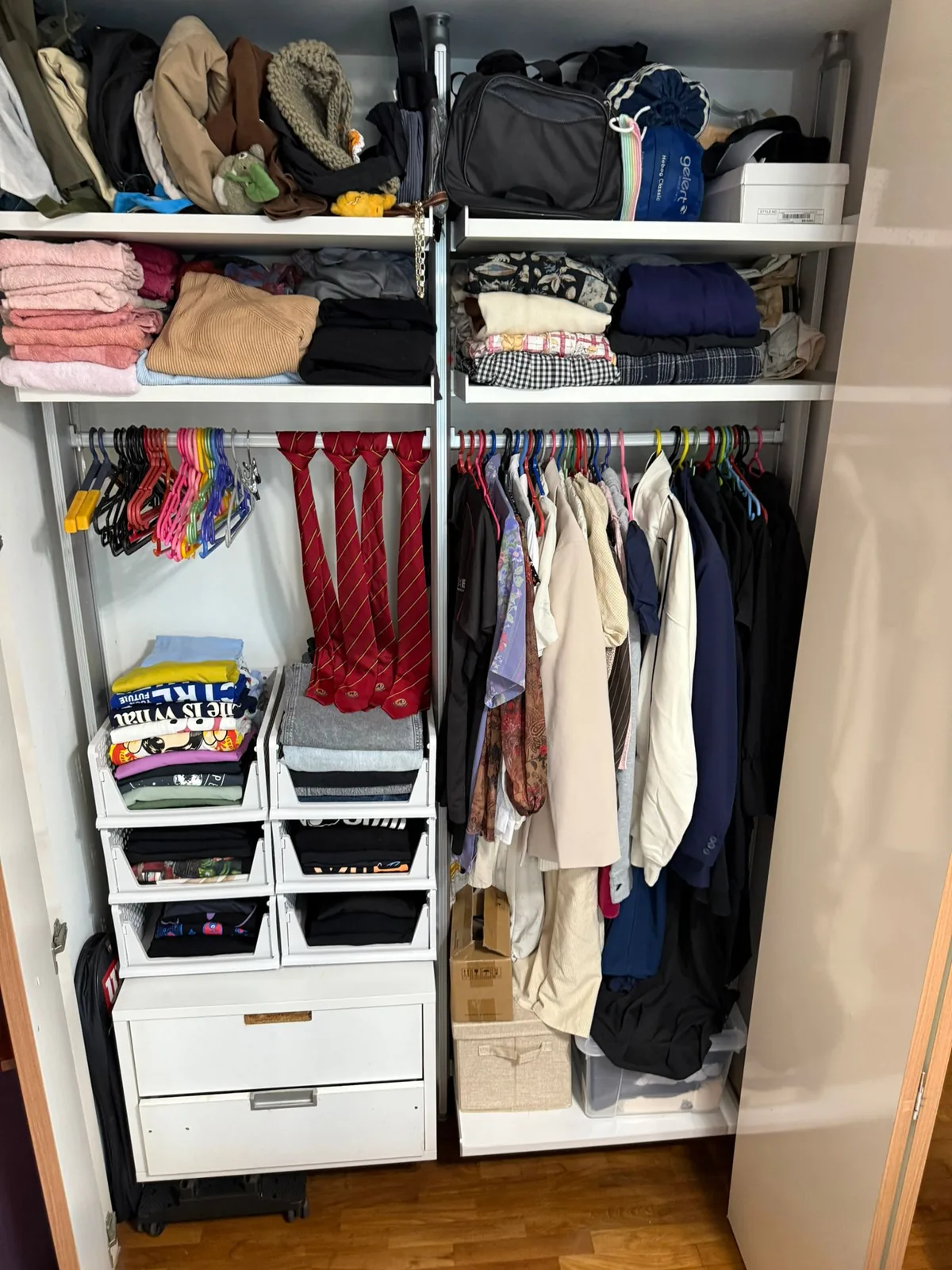 total cleanz decluttering citysquare wardrobe after 3
