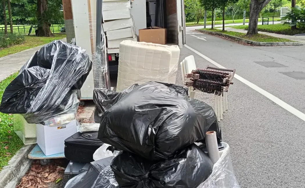 total cleanz decluttering mayfair gardens disposal truck 2